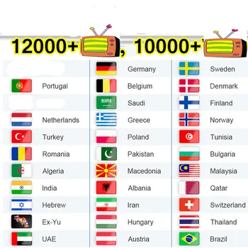 

ip Sweden TV Box M3U Europe Netherlands Belgium Poland Albania Arabic Greek Czech UK for Smart tv Android 4K IP No APP included