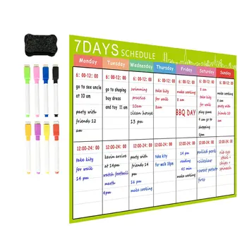 

Magnetic A3 Planner Board Kitchen Fridge Large Dry Erase Calendar Organizer Notepad Your Whiteboard Planner As A Meal Planner