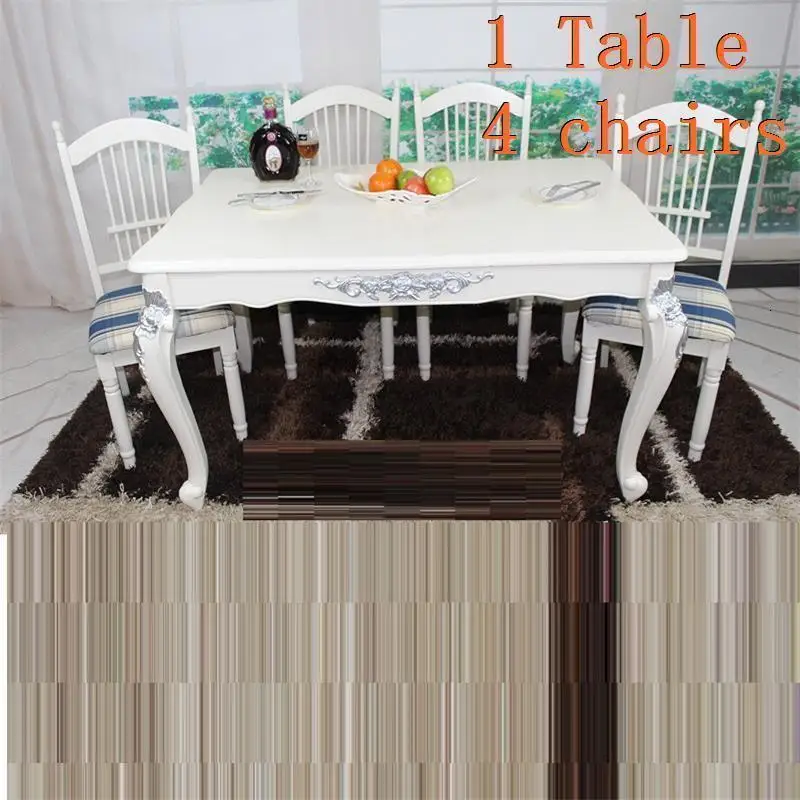 Meja Makan Tisch Tavolo Da Pranzo De Jantar Pliante Comedores Mueble деревянный стол в европейском стиле - Цвет: Version C