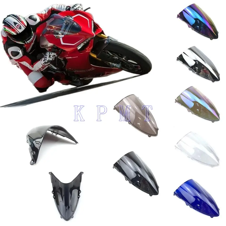 

Motorcycle Windshield Windscreen Double Bubble For Ducati Panigale 899 1199 1199S 1199R 2011 2012 2013 2014 2015 2016 2017