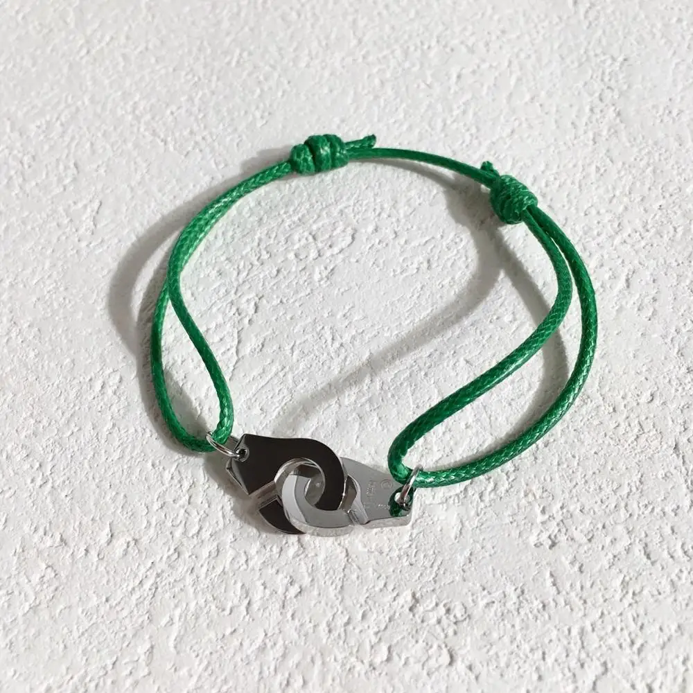 J. hangke, 20 цветов, регулируемый, homme, femme, bijoux, ювелирное изделие, 925 серебро, наручники, браслет для женщин, мужчин, веревка, роскошный бренд, браслеты - Окраска металла: Color 19