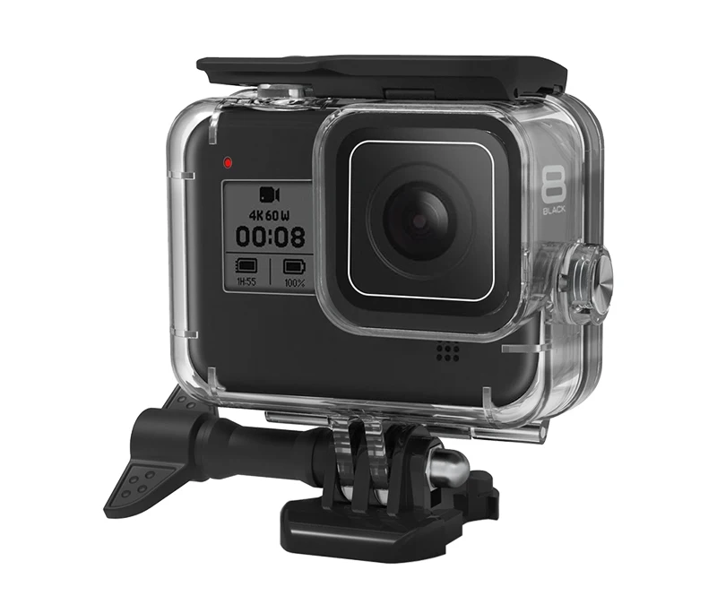 60 м водонепроницаемый чехол для GoPro Hero 8 черная экшн-камера защита под водой аксессуары