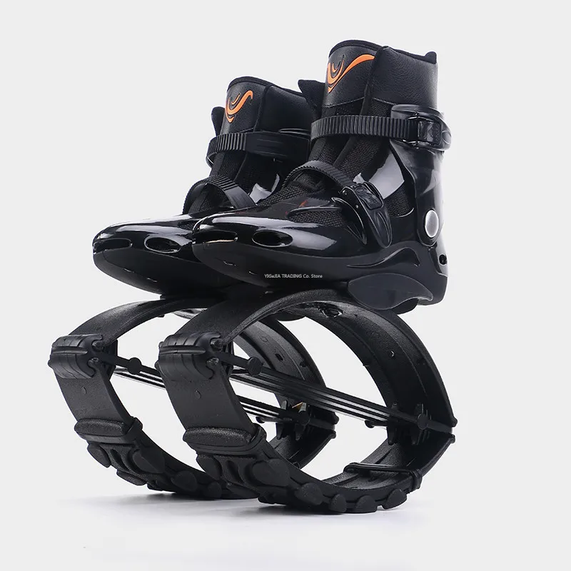 Black Color New And Improved Kangaroo Jump Power Shoes Moon Shoes
