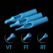 50 шт FT/DT/RT наконечники для татуировки стерильные одноразовые иглы для татуировки, пистолет, машинка для пистолета, наконечники, иглы, чернила, аксессуары для татуировки