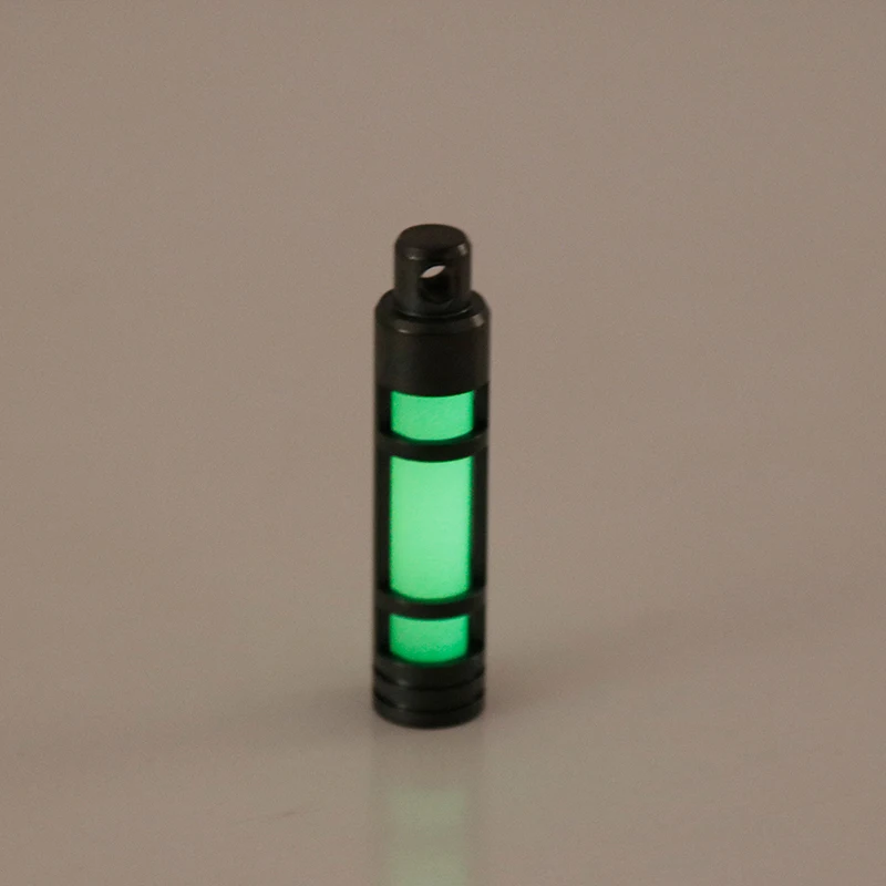 TEC Accessories Titanium  Stainless Steel Embrite™ Glow in the dark keychain FOB TEC Accessories 3