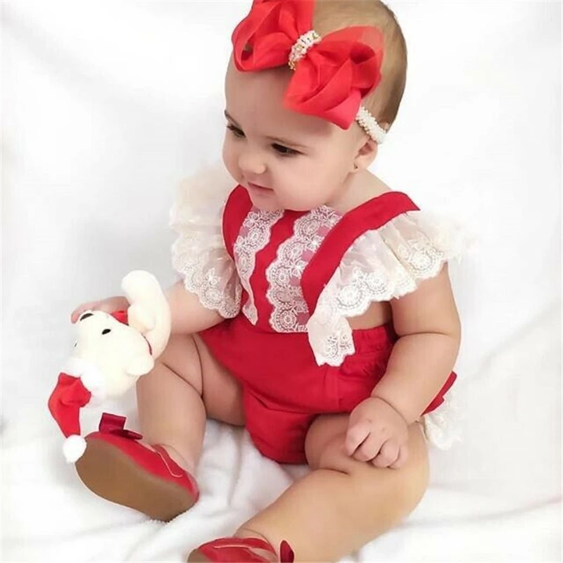 red bow headband baby girl