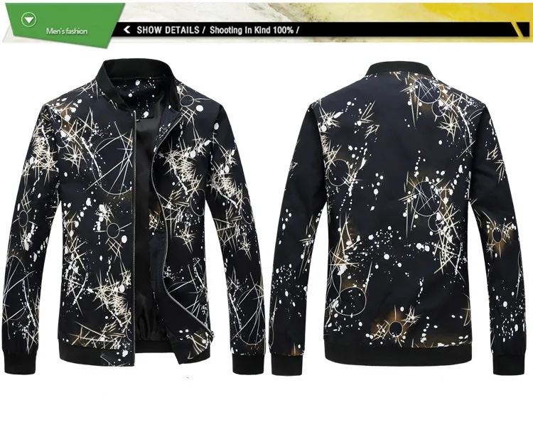 Хорошая мода, тонкие мужские куртки и пальто, Chaquetas Hombres Jaquetas, куртка-бомбер, мужская куртка-бомбер с цветочным принтом размера плюс 7XL