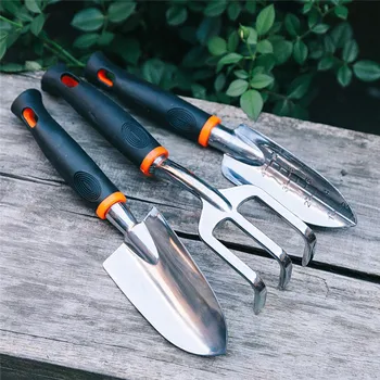 

1/3pcs Mini Garden Tool Flower Shovel Rake Spade Bonsai Tools Set Wooden Handle Metal Head Flowers Potted Plant Garden Supplies