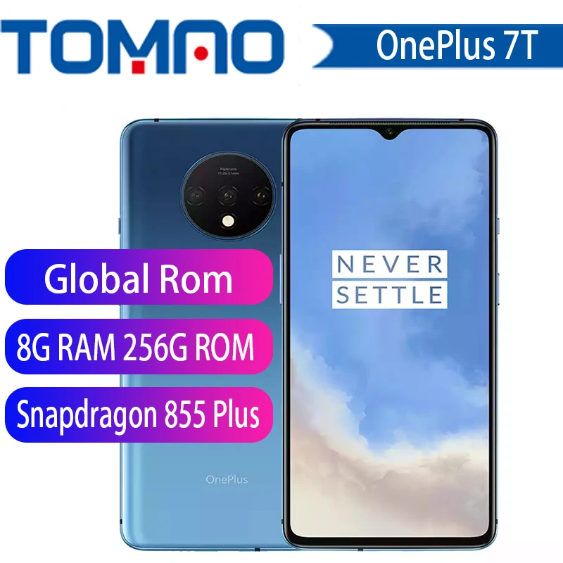 Смартфон OnePlus 7T с глобальной прошивкой 8 ГБ 128 Восьмиядерный процессор Snapdragon 855 Plus