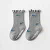 3 Pairs/lot Children's Socks Solid Autumn Spring Boy Anti Slip Newborn Baby Socks Cotton Infant Socks for Girls Boys Floor Socks 5