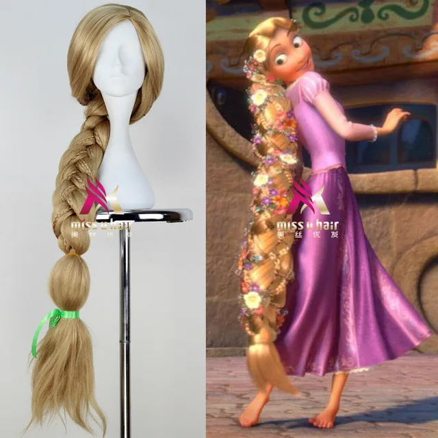 Serre-tête à Tresses Raiponce Pour Fille | Perruque Bandeau Princesse - Carnaval, Halloween, Fête