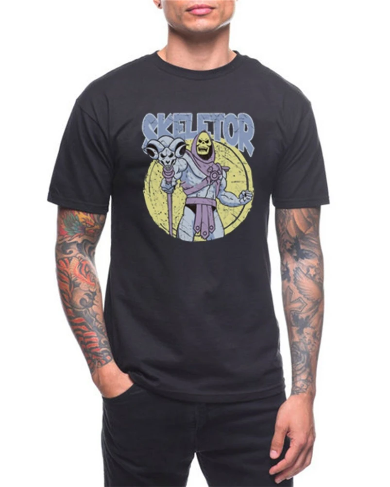 Skeletor T Shirt He Man Vintage Retro 