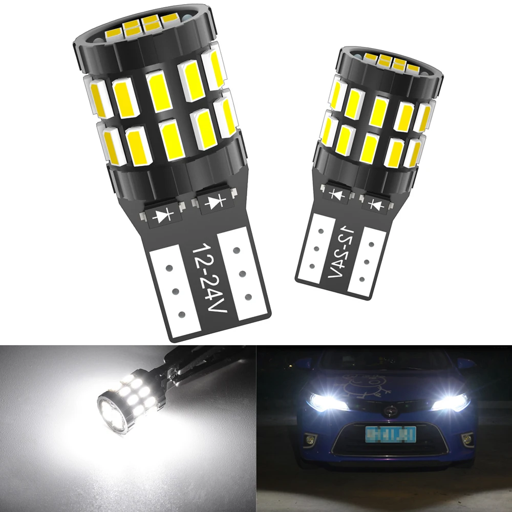 T10 W5W светодиодный лампы 3014 SMD 168 194 автомобильные аксессуары Габаритные огни для чтения настольная лампа Авто 12V 24V Белый Янтарь синий и красный цвета мотоцикл - Испускаемый цвет: White