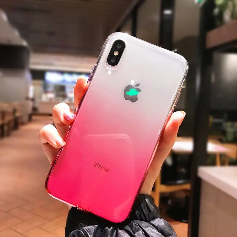 Новый прозрачный чехол для телефона iPhone X XS Max XR мягкий силиконовый сверхтонкие