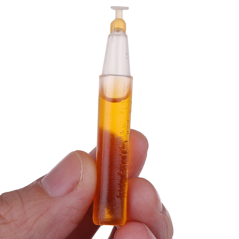 Trampa para moscas de frutas, cebo de apicultura colmena mata insectos, suministros repelentes de insectos, herramienta de captura de plástico LiquidPlastic, 2ml, 10 Uds.