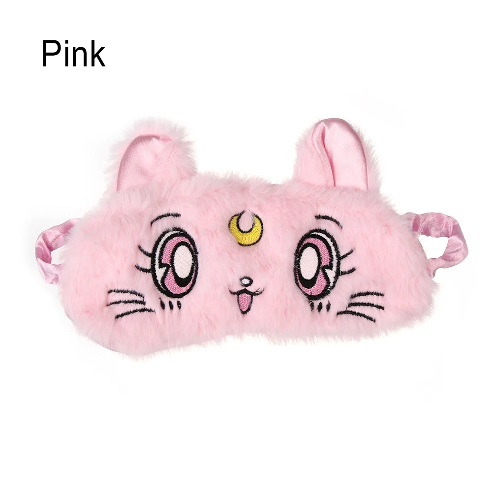 03 Горячая мода, милая розовая 3D маска для сна с кошкой, натуральная маска для сна, маска для глаз, тени для век, повязка на глаза для женщин и девушек, дорожная повязка на глаза - Цвет: 03