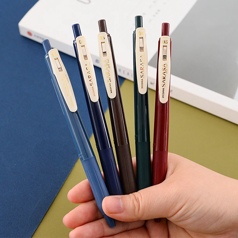 Zebra Sarasa JJ15 Набор цветных гелевых ручек в ретро-стиле 0,5 мм Ограниченная серия ручка быстросохнущая ручка с защитой от усталости
