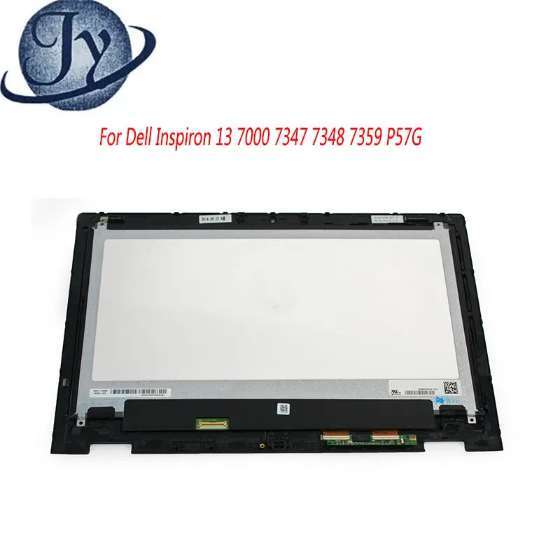 Для Dell Inspiron 13 7000 series 7347 7348 P57G сенсорный экран стеклянная панель дигитайзер сборка+ рамка