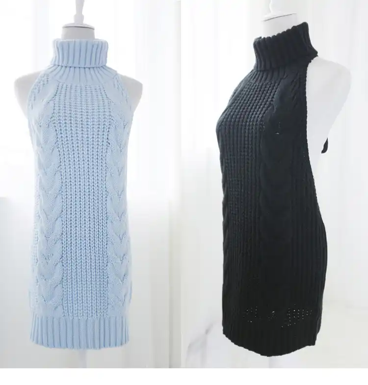 poncho sweater dress