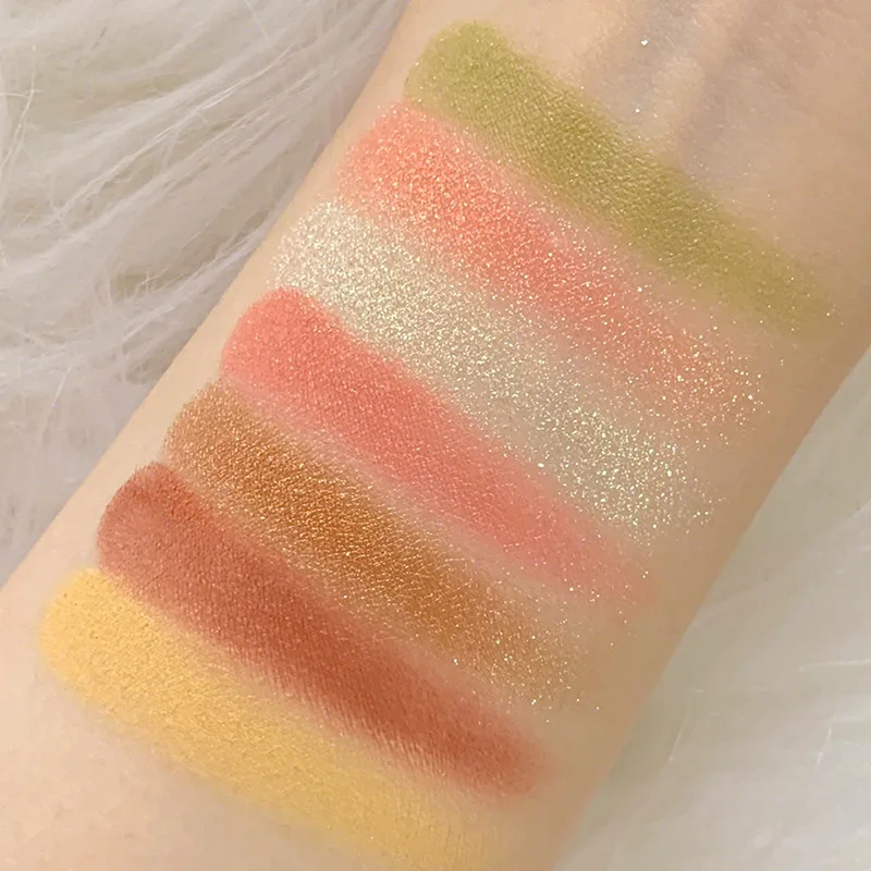 8 Color Nude Shining Eyeshadow Makeup Glitter Pigment Smoky Eye Shadow Pallete Waterproof Cosmetics Eye Shadow Make Up TSLM1