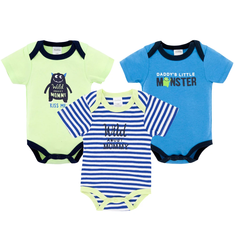 Carters для маленьких девочек одежда для детей короткий рукав 3 шт./компл. из хлопка, бренд bebe, комплект одежды для маленьких детей; комбинезон для новорожденных Carters, одежда для маленьких мальчиков - Цвет: HY2177