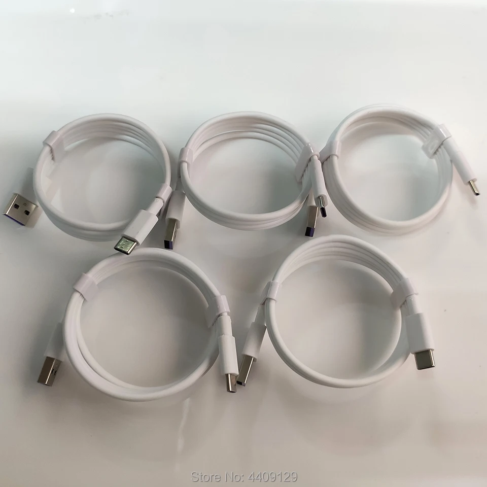5 шт./лот usb type-C кабель для huawei honor xiaomi redmi samsung vivo OPPO Быстрая зарядка usb type C кабель для usb-c type-C кабель - Цвет: type c cable
