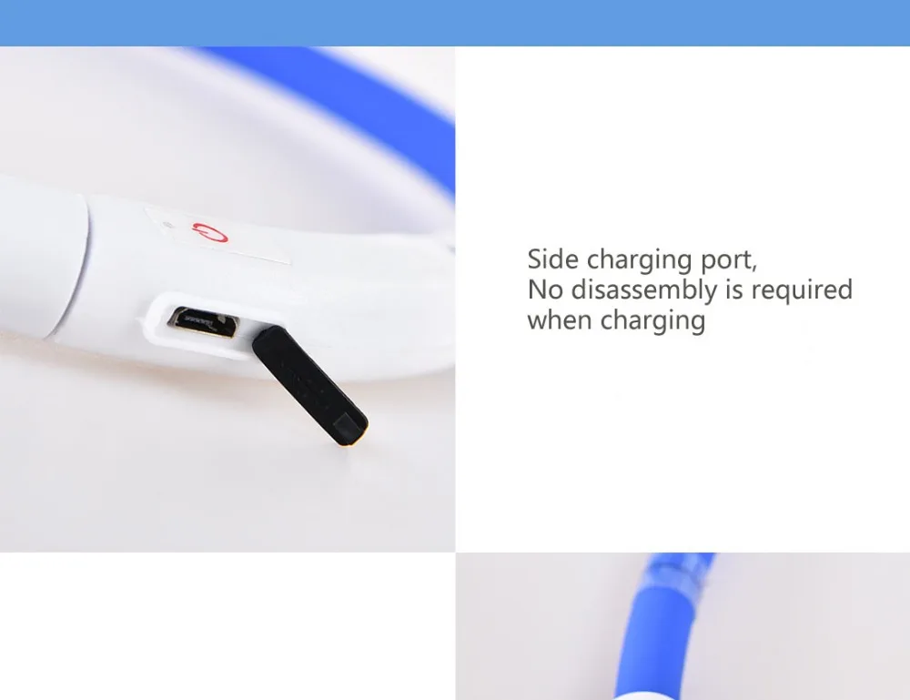 Xiaomi Mijia Pet светящийся ошейник анти-питомец потерянный светодиодный предупреждающий свет зарядка через USB собачий воротник вел ошейник для собаки Персонализированная безопасность
