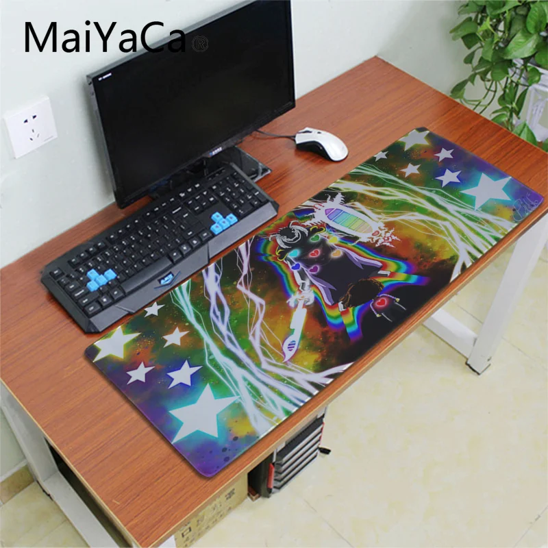 Lock Edge 30X70cm Maiyaca Undertale офисный коврик для мыши игровой коврик для мыши xl скоростной игровой коврик клавиатура Коврик для мыши ноутбук Laptop персональный компьютер Настольный коврик - Цвет: Lock Edge 30X70cm