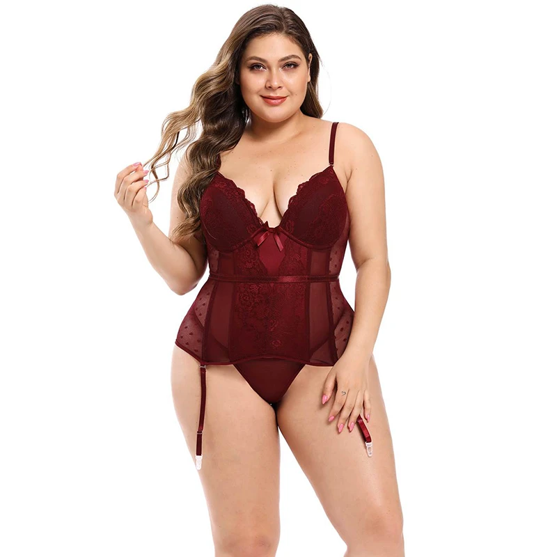Plus Size Women Corset Lingerie Stitching Sexy Ropa Mujer Floral Mesh Spaghetti Bustier AS3444|Bustiers & Corsets| - AliExpress