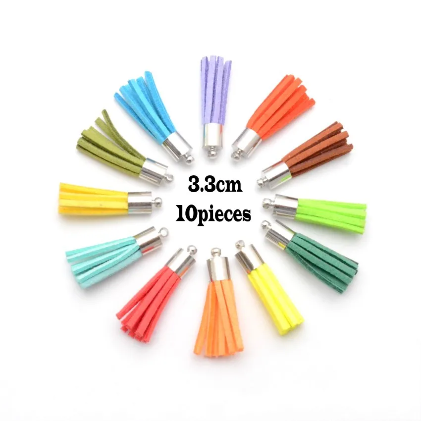 Random color 7 Ювелирные изделия DIY 10~ 30 шт. Смешанные виды кисточкой Результаты цветок шелк полиэстер висячие серьги кисточкой для ювелирных изделий DIY Graft - Цвет: Random color 7
