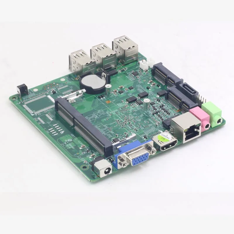 Only Mainboard XCY безвентиляторный мини ПК компьютер Intel Win 10 7 Core i7 i5 4200Y HTPC Linux микро настольные компьютеры неттоп NUC MINIPC Sobremesa тонкий клиент - Цвет: Only Mainboard