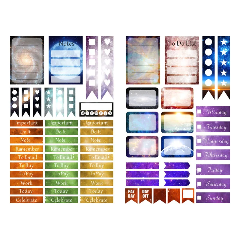 1 шт. Kawaii милые бабочки эстетическое пуля журнал Стикеры s Скрапбукинг