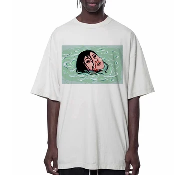 

Horror Comics Summer Men/women T Shirt Spoof Cartoon Hombres T Shirts Women Camisas Mujer Harajuku Top Tee Loose Funny T Shirt