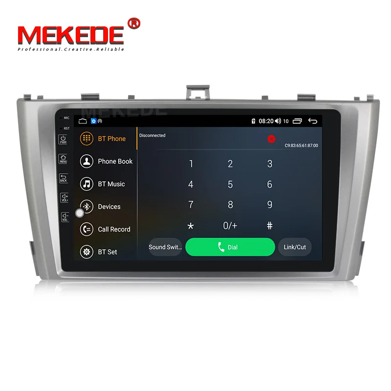 4G LTE 2.5D ips экран Android 10,0 2din автомобильное головное устройство Радио DVD стерео плеер для Toyota Avensis 2009- gps навигация 4+ 64G
