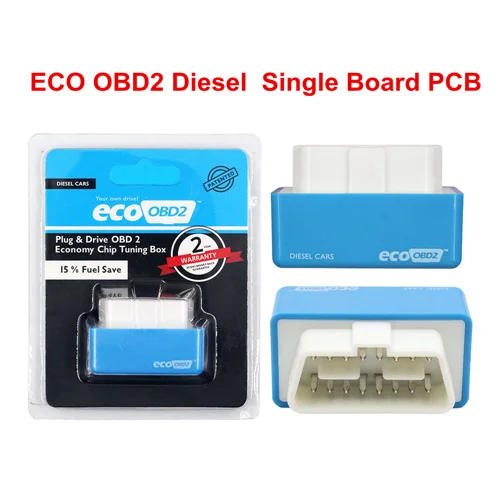 2 Layer PCB ECOOBD2 Chip NITROOBD2 Tuning Box ECO OBD2 Nitro OBD2 Original Plug Gasoline Diesel More Power Torque Save Fuel Cylinder Stethoscope Code Readers & Scanning Tools