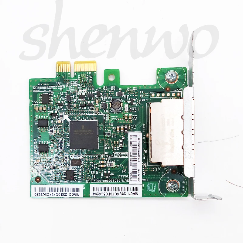 Карта Ethernet BM NetXtreme 94Y6263 с двумя портами 1 ГБ экспресс-карта Kaoliang 1000 оригинальная