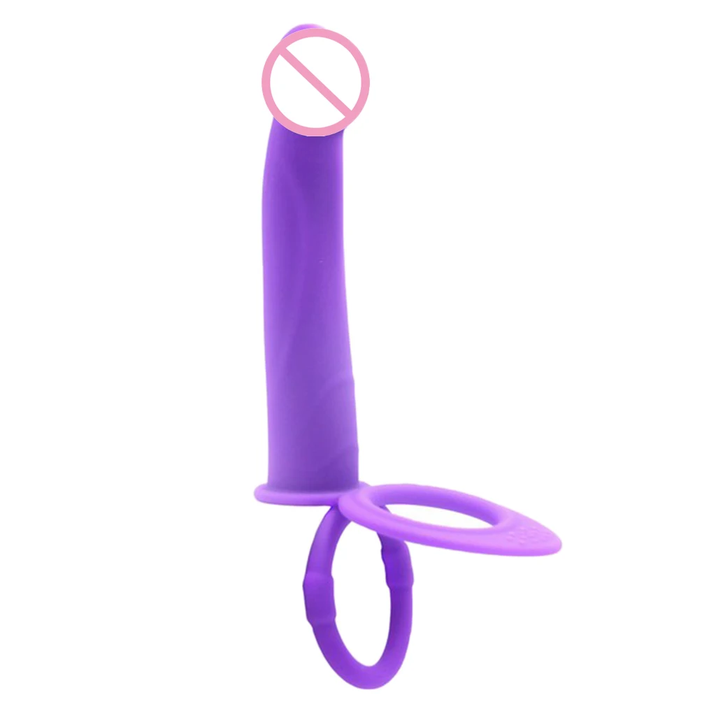 Reusable Smooth Peni s Phallic Enlarger Extension Cover Condom Delay Vibrator Massager Sleeve Sheath Adult Flirting Toys