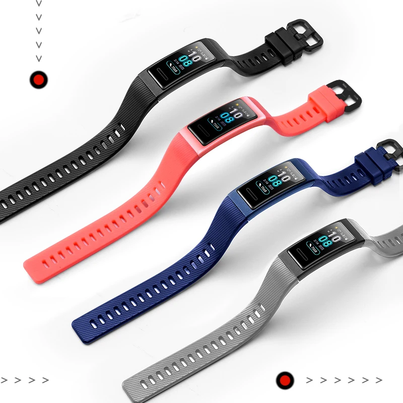Силиконовый ремешок для Huawei band 3 pro сменный Браслет Band 4 умные часы аксессуары