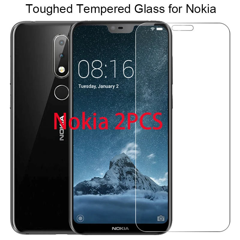 2 шт. твердая пленка закаленное стекло для Nokia 7 1 6 Plus протектор экрана 5 3 на