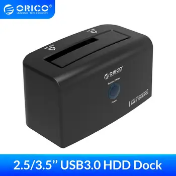 

ORICO SuperSpeed USB3.0 Docking Station with 1 Bay SATA Protection Box Support 8TB 2.5 3.5 Hard Drive Stock Tool Free EU Plug