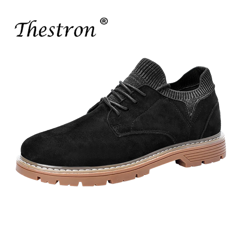 

New Popular Non-slip Men's Casual Autumn Lace Men's Boots Non-slip Ankle Official Boots Brown Men's Retro Tooling Shoes