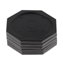 5 шт. 63 мм черный воздушный Хоккей шайбы Восьмиугольные шайбы замена для игровых столов