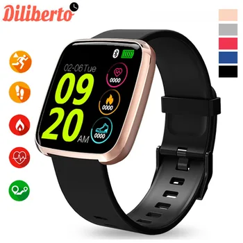 

Diliberto S7 Smart Watch Heart Rate Blood Pressure Monitor Fitness Tracker Call Message Reminder IP67 Waterproof Watch Women Men