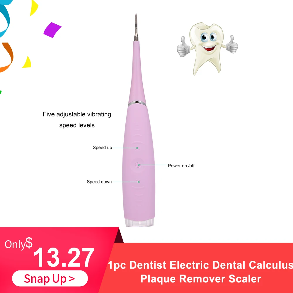 1 шт. Стоматологический Электрический стоматологический инструмент для удаления налета, скалер, звуковой стоматологический очиститель от зубных пятен, зубной камень, инструмент для отбеливания зубов, скребок
