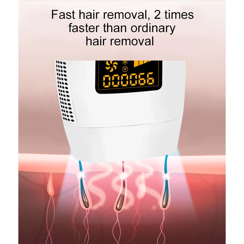 Женский эпилятор инструмент для удаления волос 990000 Flash Professional body facial legs бикини lips