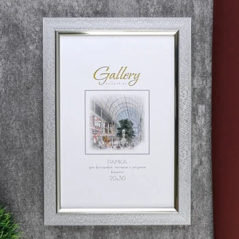 

Photo frame plastic Gallery 20x30 cm 821 silver 4825910
