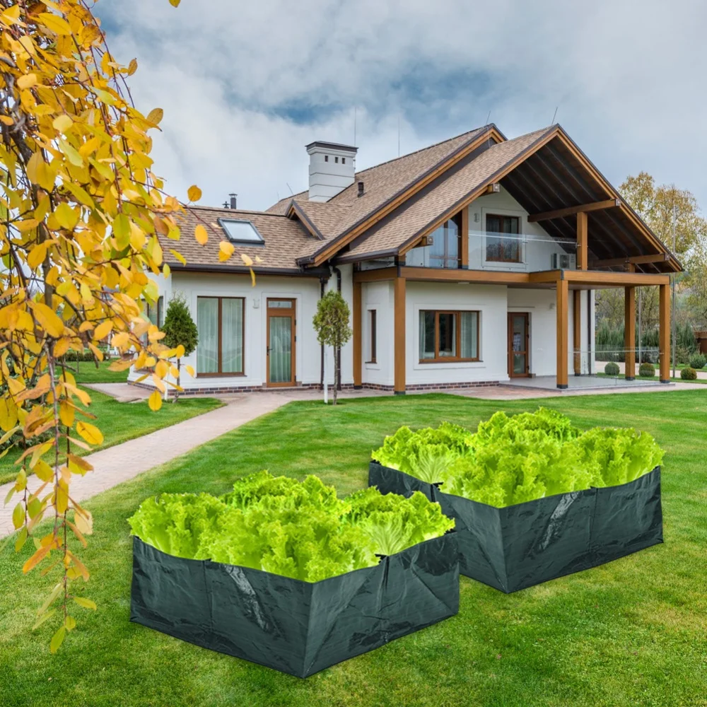 Gardening Bag Raised for Carrot Onion Herb Flower Vegetable Plants For