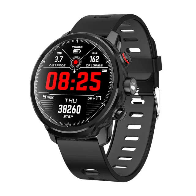 Ainuevo Смарт-часы водонепроницаемые мужские Смарт-часы Bluetooth браслет Android напоминание о звонке сердечный ритм шагомер для плавания Ip68 - Цвет: black