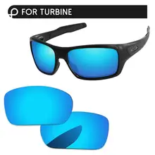 Papaviva Ice Blue зеркальные поляризованные Сменные линзы для турбинных солнцезащитных очков с защитой от UVA и UVB