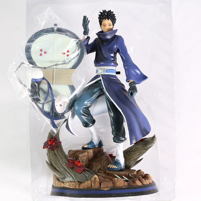 Наруто бюст Учиха Obito Tobi полная длина портрет Акацуки GK фигурка японского аниме ПВХ взрослые фигурки - Цвет: no box
